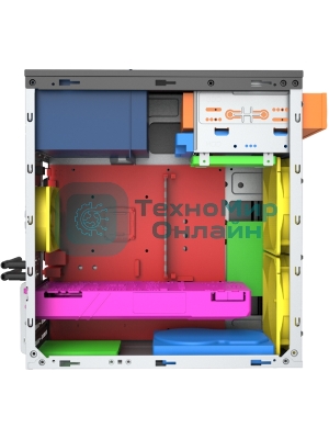 Компьютерный корпус с блоком питания 500Вт./Case Foxline FL-702, mATX, 1x5.25EXT, 1x3.5EXT, 2x3.5INT, 2xUSB 2.0, HDA, w/o FAN, w/500W ATX PSU, w/1.2m EU pwr cord