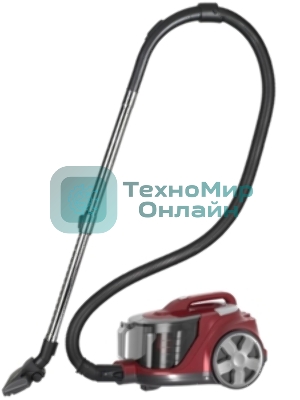 Пылесос Eurostek EVC-4514 красный, 500/2800 Вт, уборка сухая, пылесборник контейнер 3 л