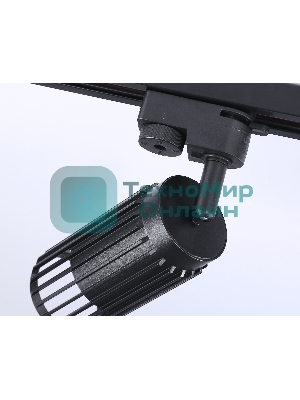 Трековый однофазный светильник Ambrella light GL5158 BK черный GU10 D60*120