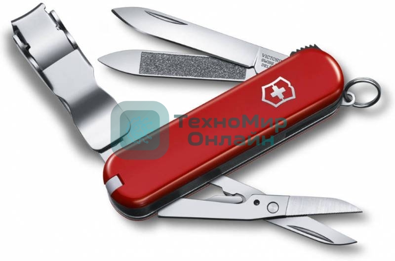 Нож перочинный Victorinox NailClip 580 (0.6463) 65мм 8функций красный