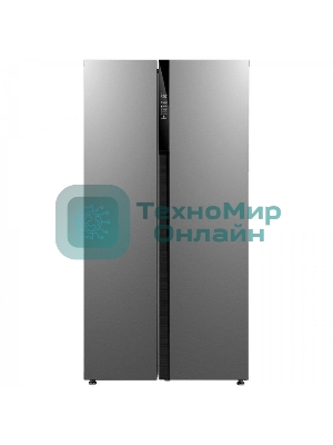 Холодильник Бирюса SBS 587 I нержавеющая сталь двухкамерный 335/175л морозилка сбоку, No Frost, Side by Side