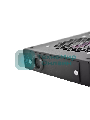 Модуль вентиляторный ЦМО, 3 вентилятора, колодка, черный R-FAN-3J-9005