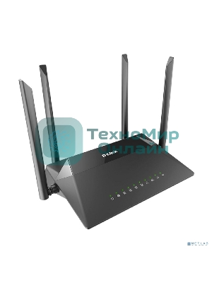 Беспроводной двухдиапазонный гигабитный маршрутизатор D-Link DIR-853/URU/R3A AC1300 Wave 2 с поддержкой технологии MU-MIMO, 3G/LTE и USB-портом 3.0