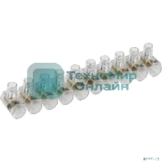 Зажим винтовой концевой изолированный КЗВИ IEK UZVK-025-10 2,5мм2 (10x1) IEK