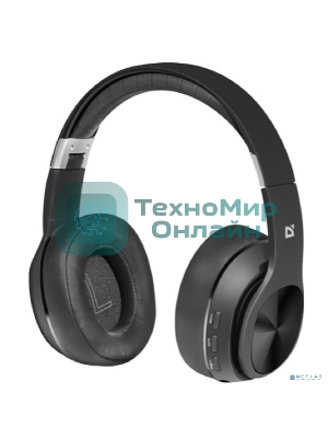 Беспроводные/проводные наушники Defender FreeMotion B540 черный, накладные, Bluetooth + проводной, до 10 ч