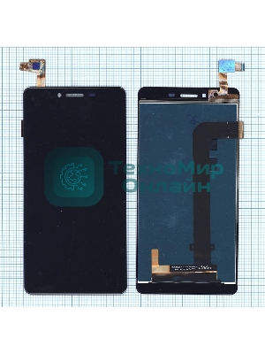 Дисплей для Micromax Canvas 6 Pro E484 черный