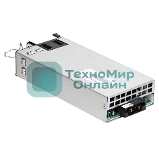 Модульный блок питания AC, входное напряжение: 100 – 240 В, бюджет мощности PoE: 370 Вт (до 24 устройств PoE или до 12 устройств PoE+), только для коммутаторов QSW-470028ТXPOE, QSW-4700-52ТX-POE