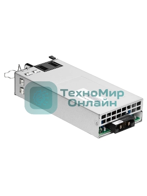 Модульный блок питания AC, входное напряжение: 100 – 240 В, бюджет мощности PoE: 370 Вт (до 24 устройств PoE или до 12 устройств PoE+), только для коммутаторов QSW-470028ТXPOE, QSW-4700-52ТX-POE