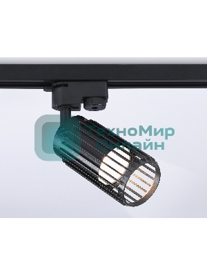 Трековый однофазный светильник Ambrella light GL5158 BK черный GU10 D60*120