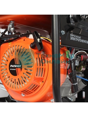 Электрогенератор бензиновый Patriot GP 6510AE, 5.5 кВт, 78 дБ, 80 кг