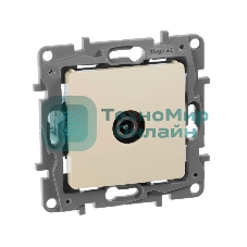 Розетка телевизионная оконечная, Сл.кость ETIKA