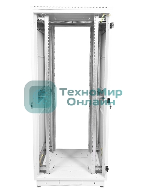 Шкаф телекоммуникационный напольный 42U (800x1000) дверь перфорированная (3 места), ШТК-М-42.8.10-4ААА