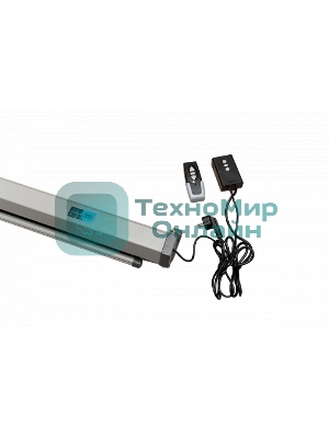 Экран Pro 180x180см Motoscreen 1:1 настенно-потолочный(моторизованный) 100' фибергласс, серый корпус