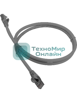Патч-корд Lanmaster LSZH FTP кат.6A, 7.0 м, серый