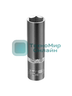 Головка торцевая удлиненная Stels 16 мм, 6-гранная, CrV, под квадрат 1/2