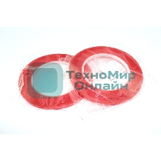 Скотч двусторонний прозрачный 3M с красной защитной лентой ширина 5 мм 25 м 2 шт. 112211