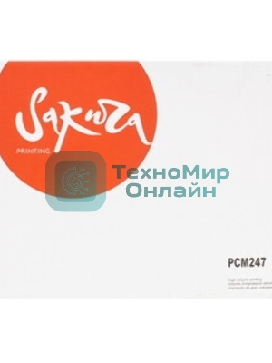 Фотобарабан Sakura PCM247 для принтера Katusha M247/P247, черный, 30000к.