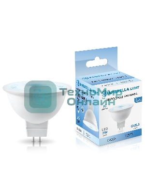 Лампа светодиодная	Ambrella light 170716 LED MR16 7W IC GU5.3 6400K 175-265V 38°