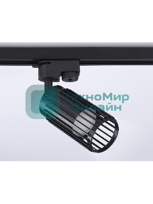 Трековый однофазный светильник Ambrella light GL5158 BK черный GU10 D60*120
