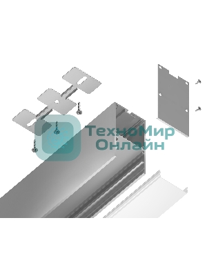 Алюминиевый профиль Ambrella light GP3000AL серебро 2000*35*67