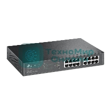 Коммутатор TP-Link SMB TL-SG1016PE Easy Smart гигабитный 16-портовый коммутатор с 8 портами PoE+