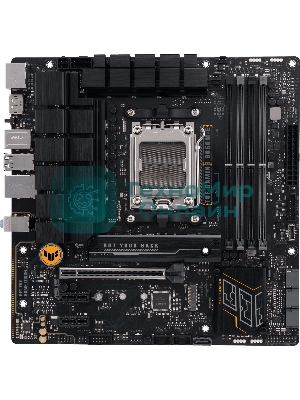 Материнская плата ASUS TUF GAMING B650M-E, AM5, AMD B650, 4xDDR5, 4xSATA, 2xM.2, 1xPCIe 4.0 x16, 2xPCIe x1, 2xDP, 1xHDMI, 1x 2.5Gb LAN, 1xUSB-A 3.2 Gen 2, 2xUSB-A 3.2 Gen 1, 4xUSB 2.0, 1xUSB-C 3.2 Gen 2, 3x3.5 мм, 7.1, mATX
