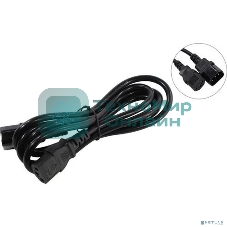 Кабель монитор-компьютер (UPS->уст-во) ExeGate Power EC-1,8P (С13->С14) VDE-250V-3*1,00-CU,10A, 1.8м
