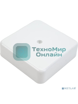 Коробка КМ41212-01 распаячная IEK UKO10-075-075-020-K01 для о/п 75х75х20 мм белая (6 клемм 6мм2)
