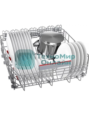 Встраиваемая посудомоечная машина Bosch SMV6ECX08E, серебристый, 59.8 см, 14 компл., 42 дБ, класс G