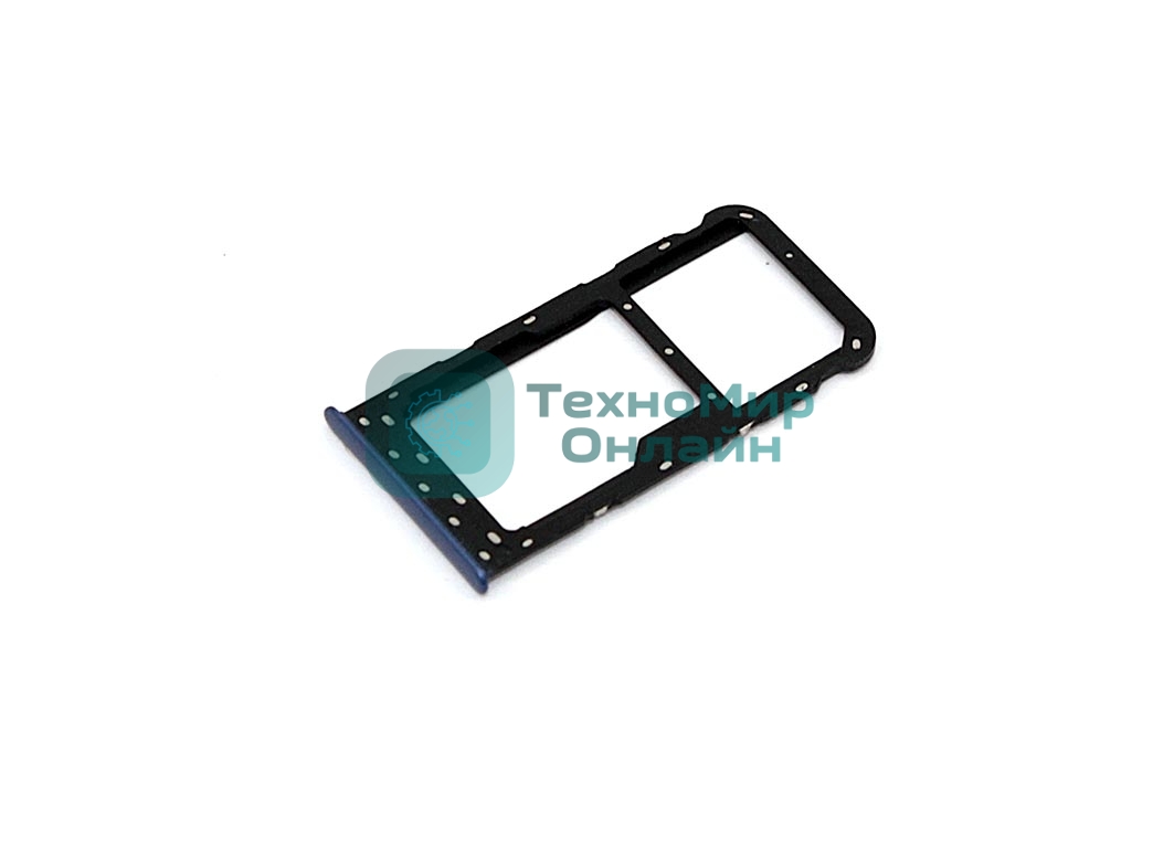 Лоток для SIM-карты Huawei Enjoy 7S синий