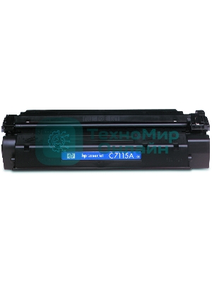 Картридж лазерный HP C7115A черный LJ 1000W/1200/1220/3300, (2500 стр.)