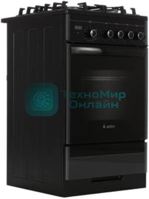 Плита газовая Gefest ПГ 5500-03 0044 черный, конфорок 4 шт, духовка 52 л, 50 см x 85 см x 58.5 см
