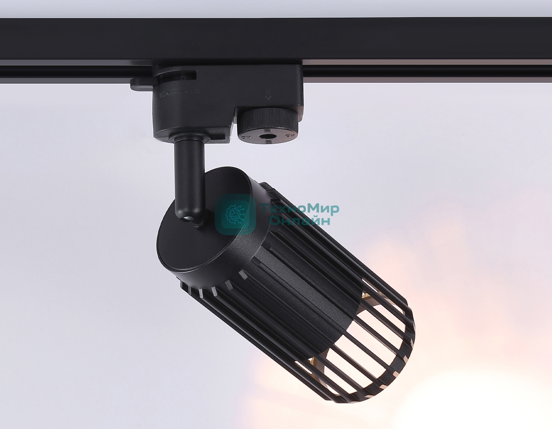 Трековый однофазный светильник Ambrella light GL5158 BK черный GU10 D60*120
