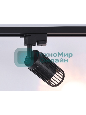 Трековый однофазный светильник Ambrella light GL5158 BK черный GU10 D60*120
