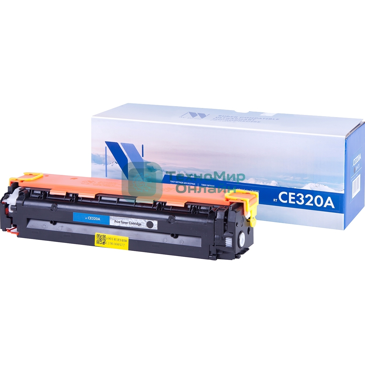 Картридж лазерный NVPrint совместимый HP CE320A черный для LJ Color CP1525 (2000k)