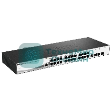 Коммутатор D-Link Gigabit Smart Switch with 24 10/100/1000Base-T ports and 4 Gigabit MiniGbIC (SFP) ports