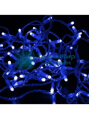 Гирлянда Neon-night Нить 10м, постоянное свечение, прозрачный ПВХ, 230В, синий