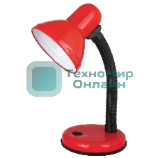 Светильник UF-301 С04 настол. 230В 60Вт красн. Ultraflash 12358