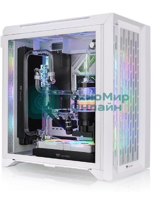 Компьютерный корпус Thermaltake CTE C700 TG ARGb белый без БП ATX 3x140мм 2xUSB 3.0 audio bott PSU