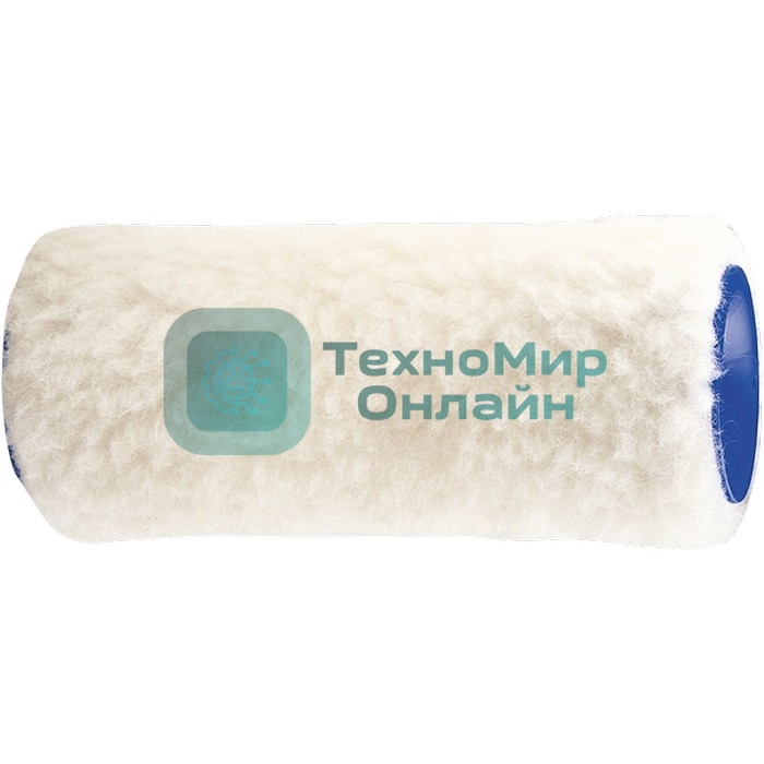 Валик Сибртех сменный с натуральным мехом, 200 мм, ворс 12 мм, D 48 мм, D ручки 6 мм