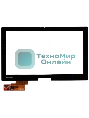 Сенсорное стекло (тачскрин) для Toshiba TCM11G04/TCM11G05 V0.1, черное