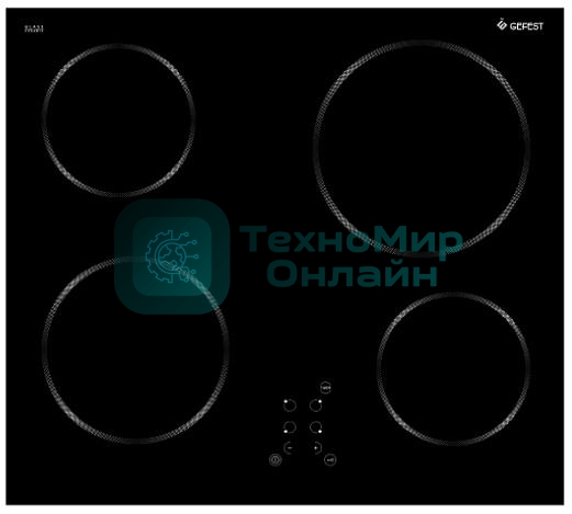 Электрическая варочная панель Gefest PVE 4233 K11 15734000