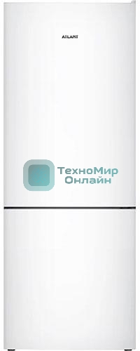 Холодильник Atlant ХМ-4609-101, двухкамерный 182/79л морозилка снизу, капельная система, белый