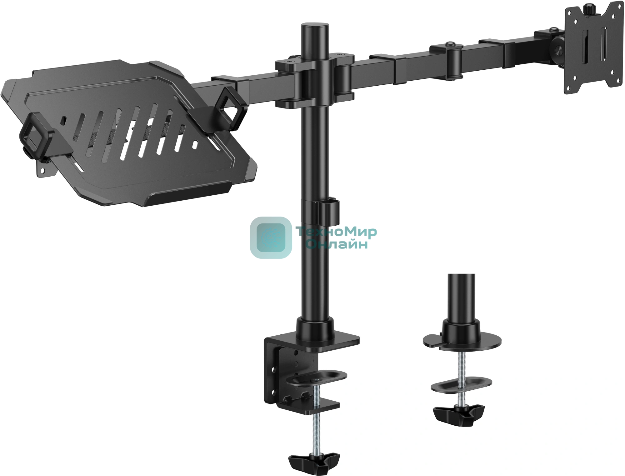 Кронштейн для монитора/ноутбука Cactus CS-VM-LH24-BL черный 17