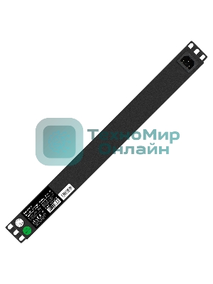 Блок розеток горизонтальный ExeGate ServerPro PDU-19H702 Al-7S-C14-SW-O, 19