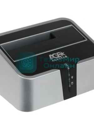 Док-станция для HDD AgeStar 3CBT2 SATA II пластик серебристый 1