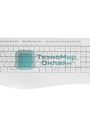 Комплект клавиатура+мышь Qumo Space K57/M75 беспроводной, USB, 1200 DPI, белый