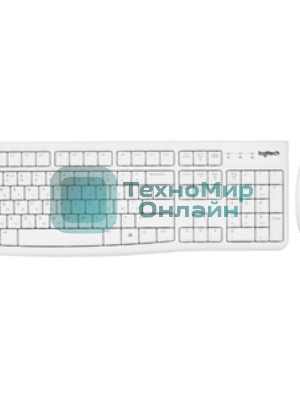 Комплект клавиатура+мышь Logitech MK120 проводной, USB, 1000 DPI, чёрный (неоригинальная гравировка)