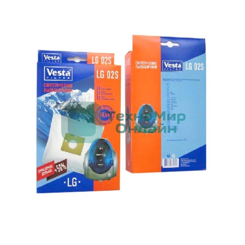 Комплект пылесборников Vesta LG 02 S