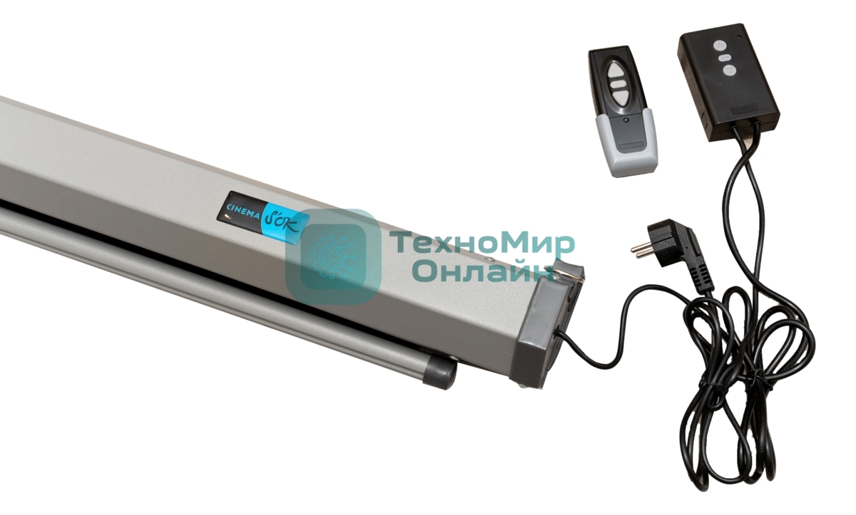 Экран Sakura Pro 200x150см Motoscreen 4:3 настенно-потолочный (моторизованный) 100' фибергласс, серый корпус